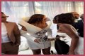 Nigerian singer, Tems spotted at the star-studded Roc Nation pre-grammy brunch with Jay-Z and Beyonce (video)